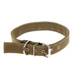 Ошейник Пижон брезентовый двухслойный 72х3.6 см хаки