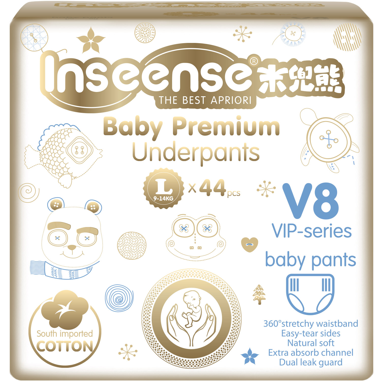 Трусики INSEENSE Premium L 44 шт. - фото 1