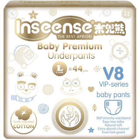 Трусики INSEENSE Premium L 44 шт.