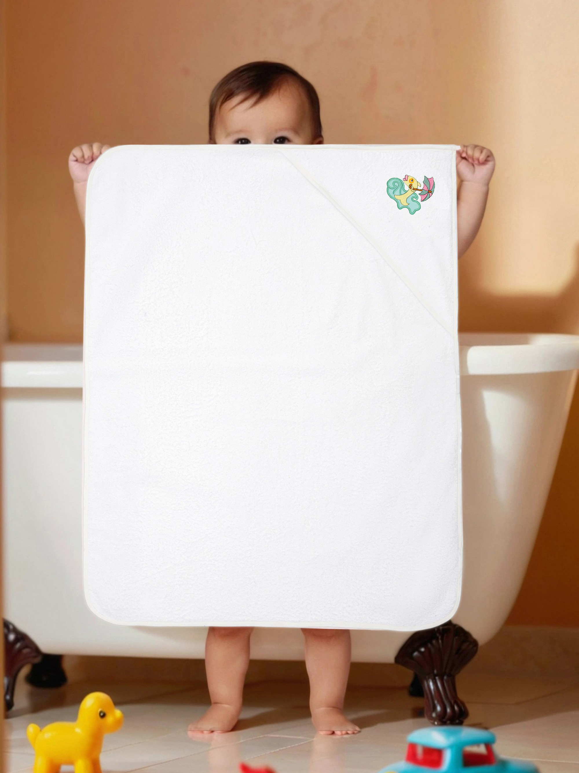 Полотенце уголок Wellness Малыш-00/00_Р 80 x 100 см 1 шт. - фото 2