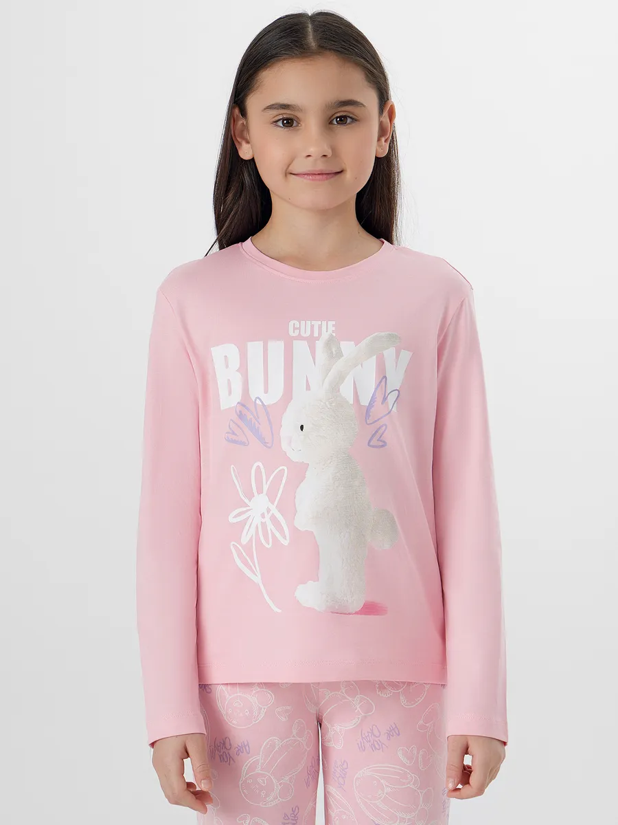 Пижама Mark Formelle (Марк Формэль) 567755/розовый +милые зайчики на розовом - фото 5