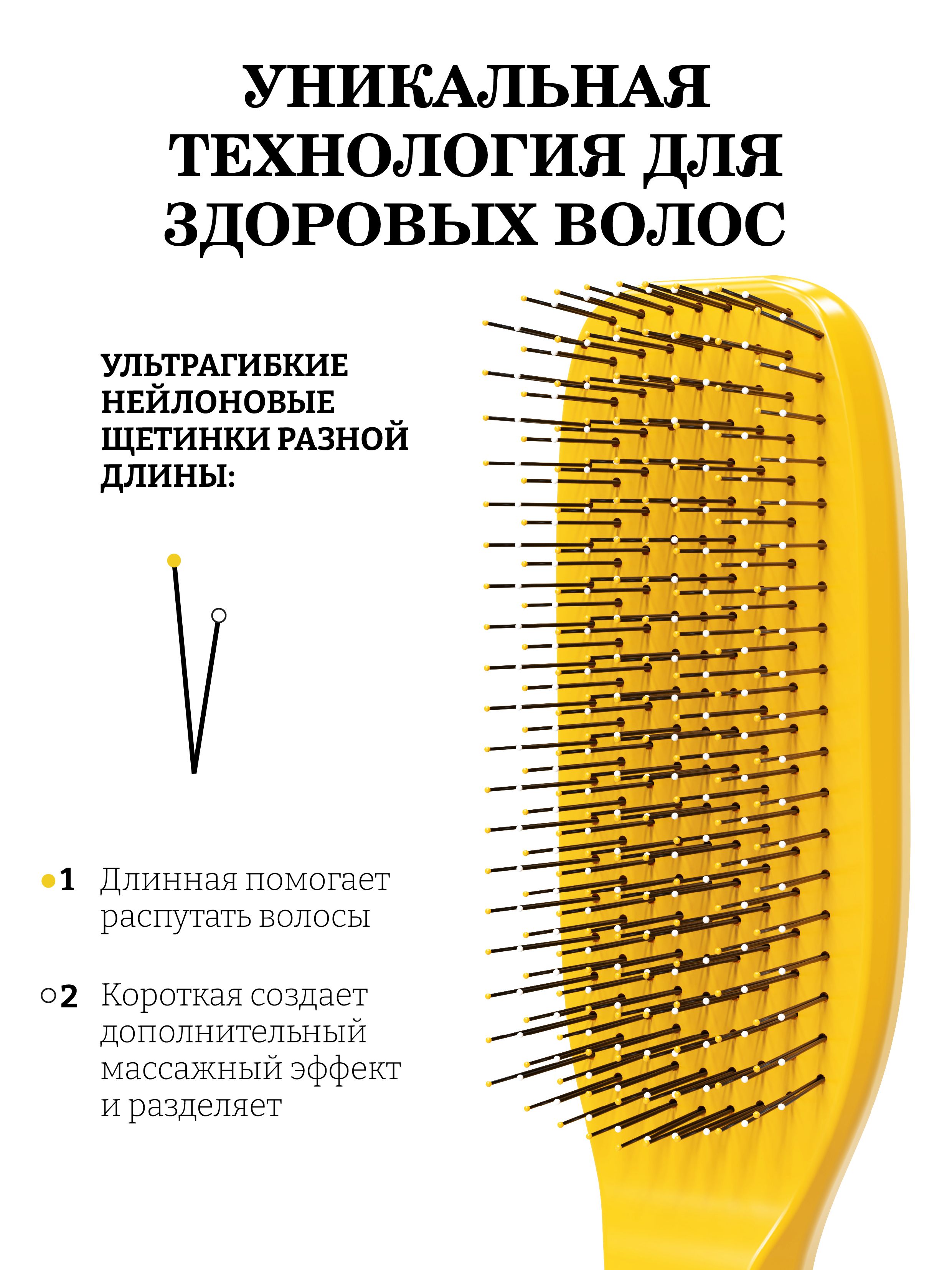 Массажная расческа I LOVE MY HAIR - фото 2