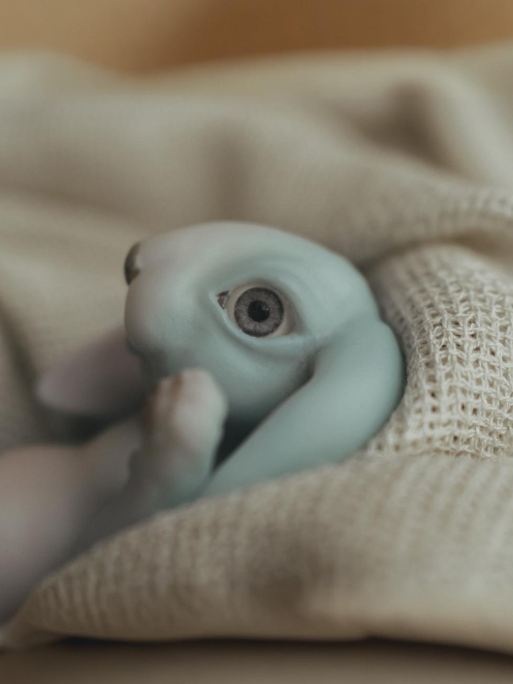 Кукла мини Magic Manufactory Magic history Зайчонок голубой высота 15 см 4631169404130 - фото 4