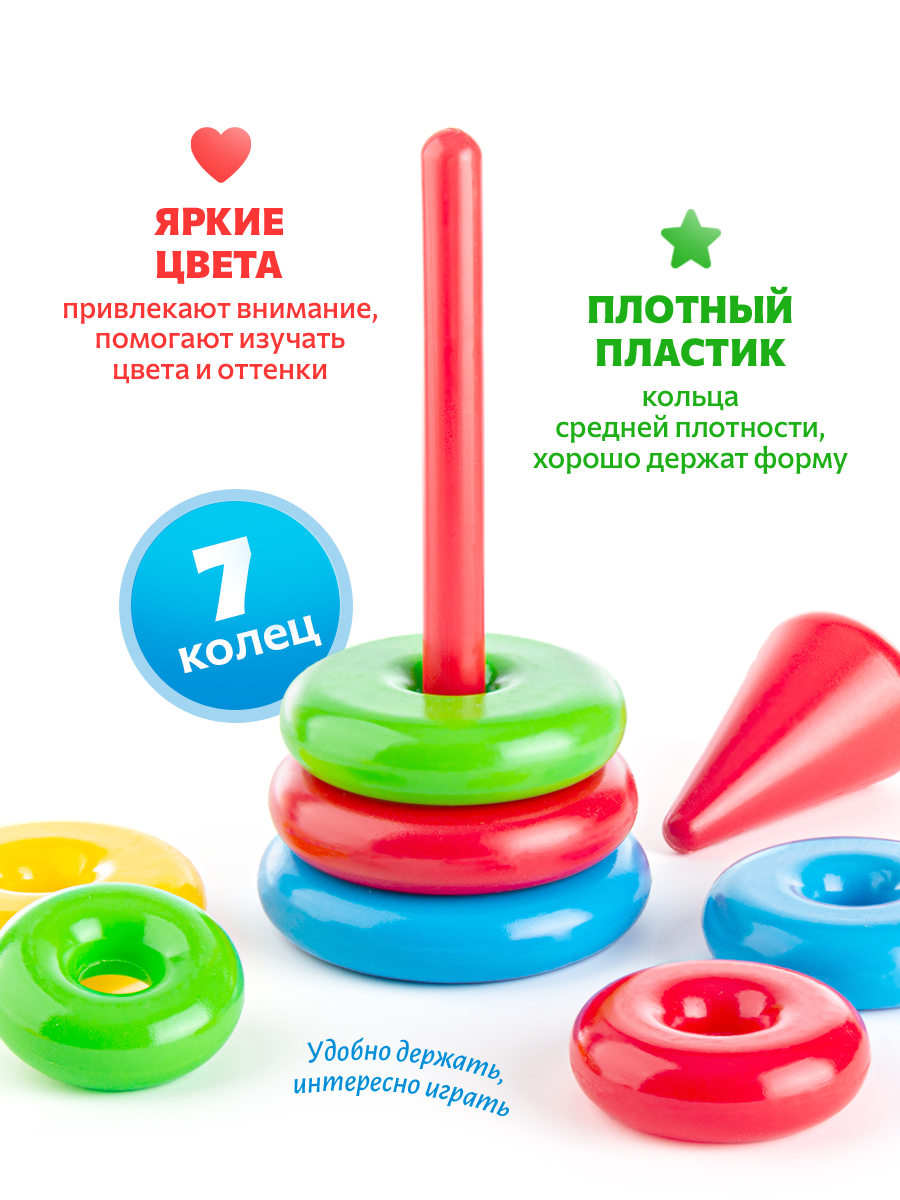 Игрушка Green Plast пирамидка - фото 4