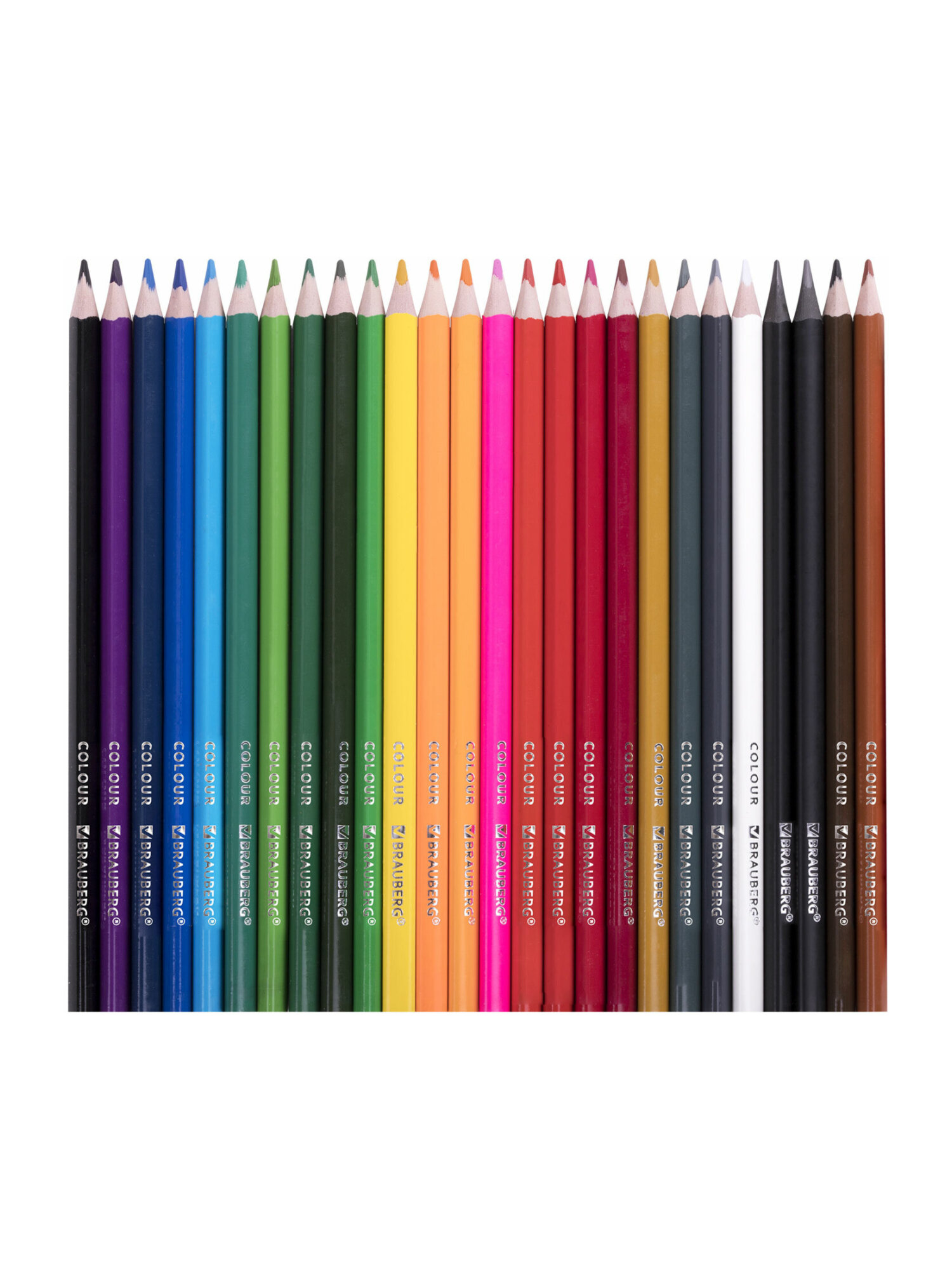 Карандаши цветные Brauberg 26 шт. - фото 9