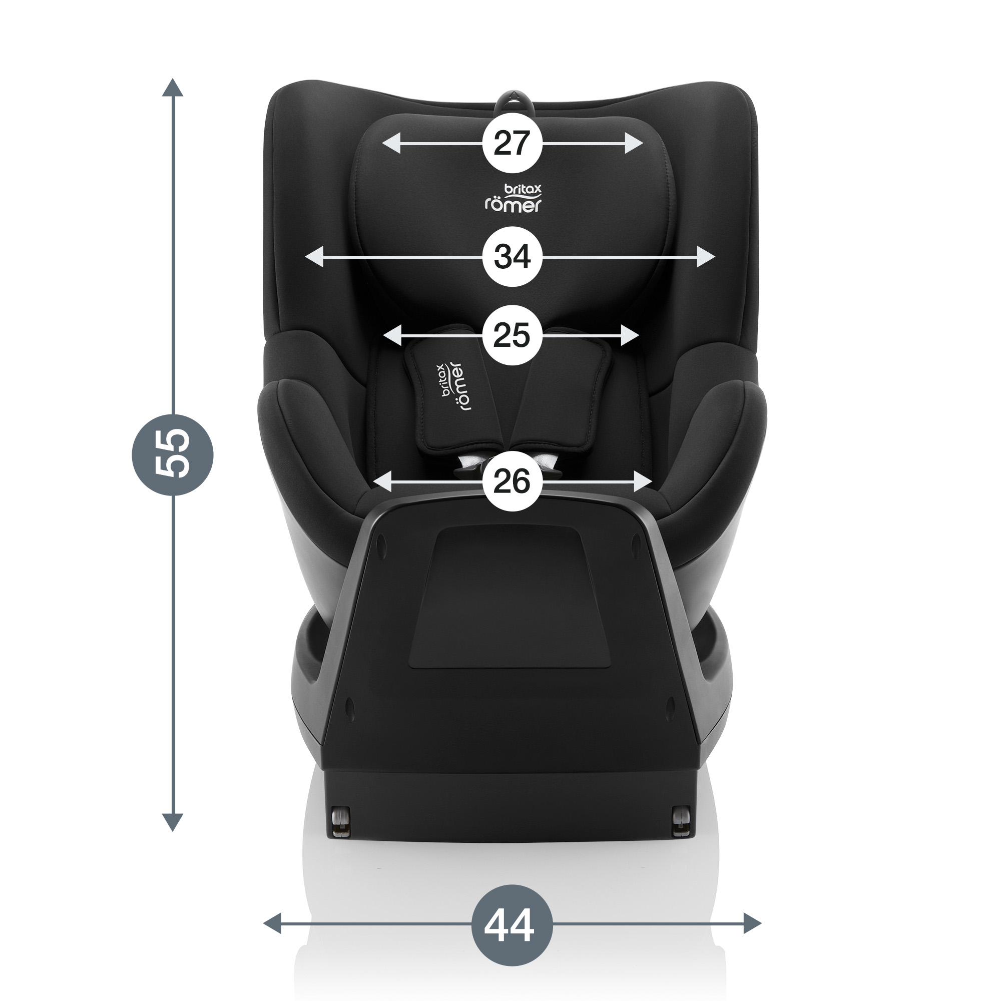 Автокресло Britax Roemer Dualfix Space Black Isofix 0+/1 (0-18 кг) - фото 12