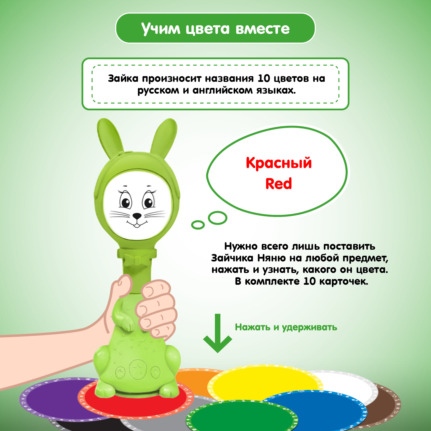 Игрушка BertToys погремушка Зайчик Няня - фото 12