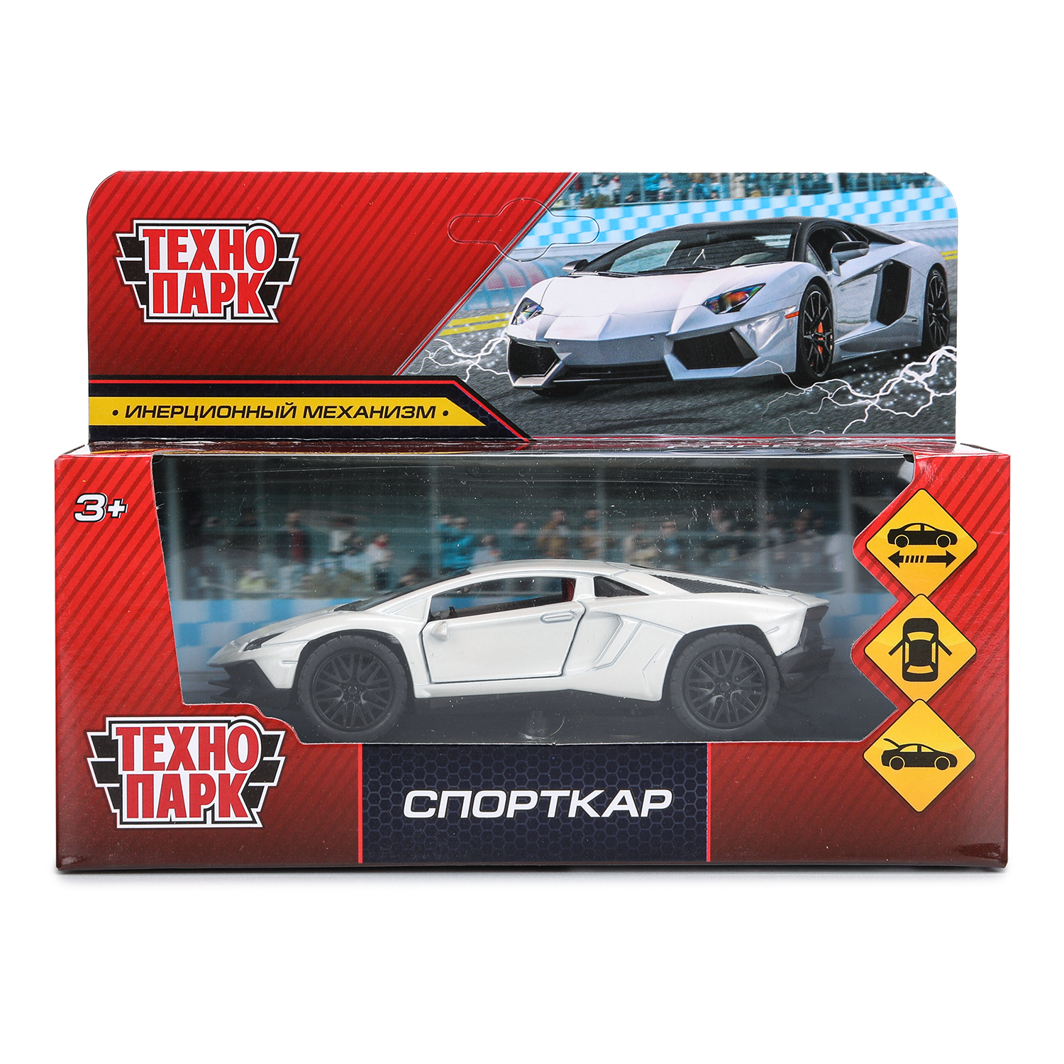 Автомобиль Технопарк Спорткар 393514 - фото 12