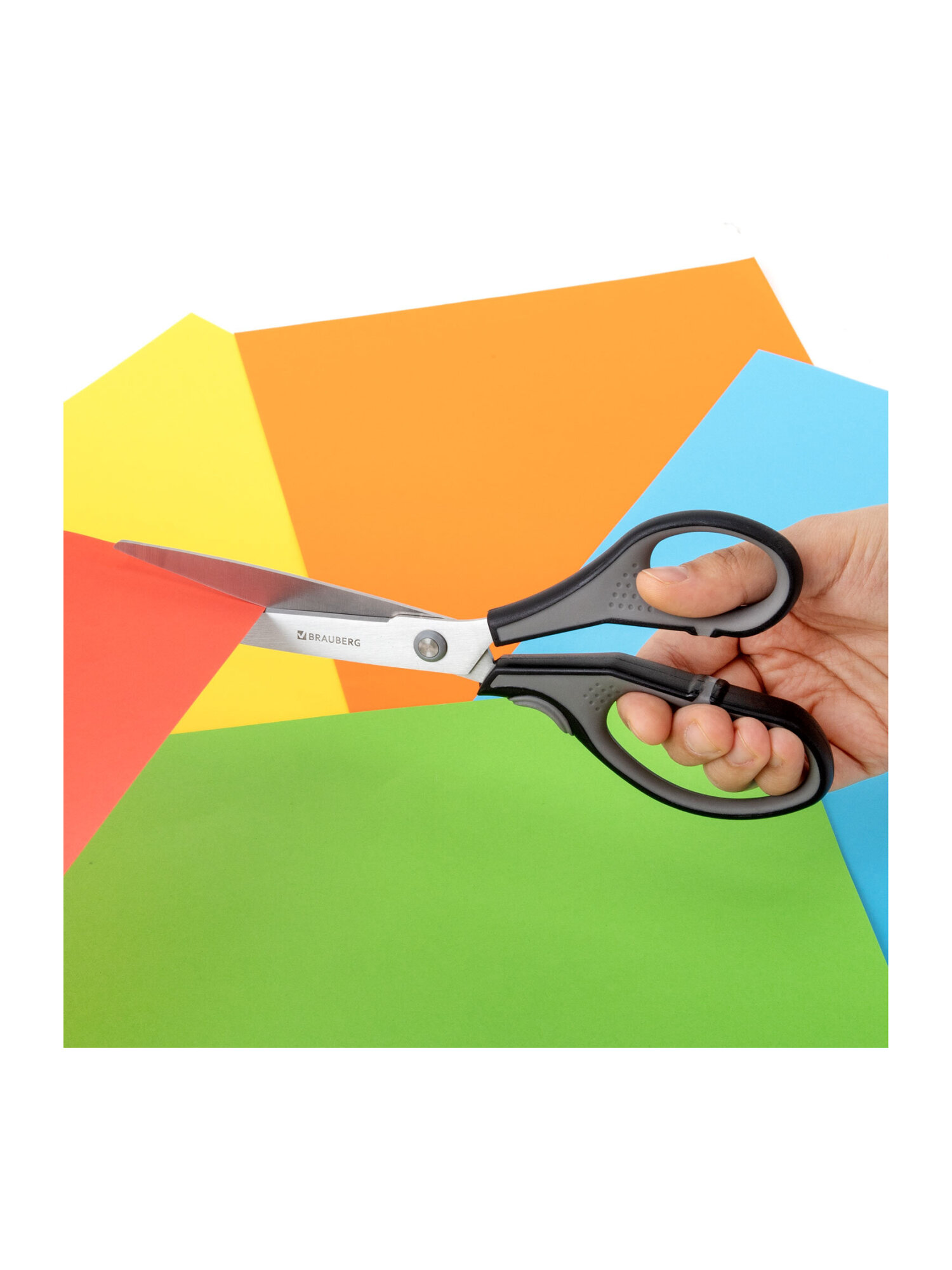 Ножницы канцелярские Brauberg - фото 11