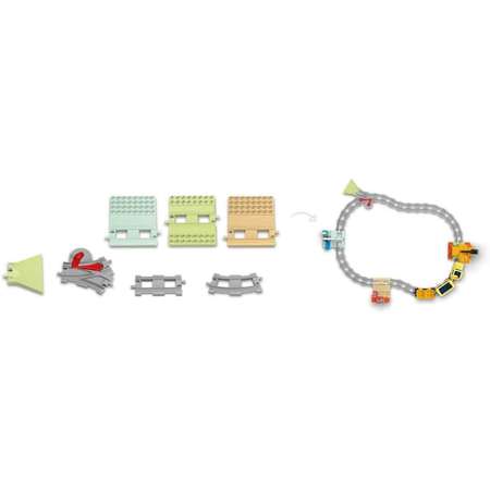 Конструктор LEGO DUPLO Большой пассажирский поезд блочный