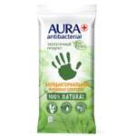 Влажные салфетки AURA Antibacterial антибактериальные 20 шт.