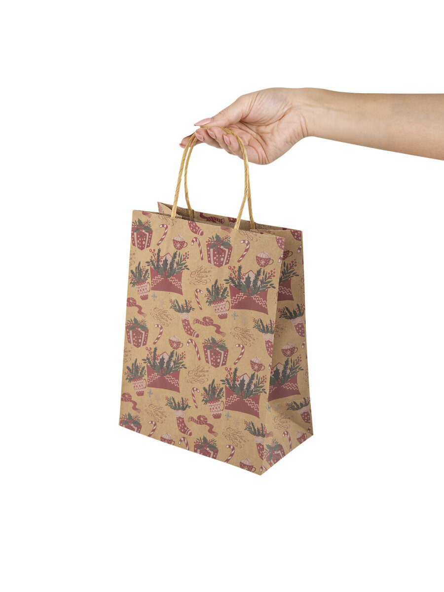 Пакет новогодний подарочный Золотая сказка набор 10 штуки письмо Деду Морозу - фото 8