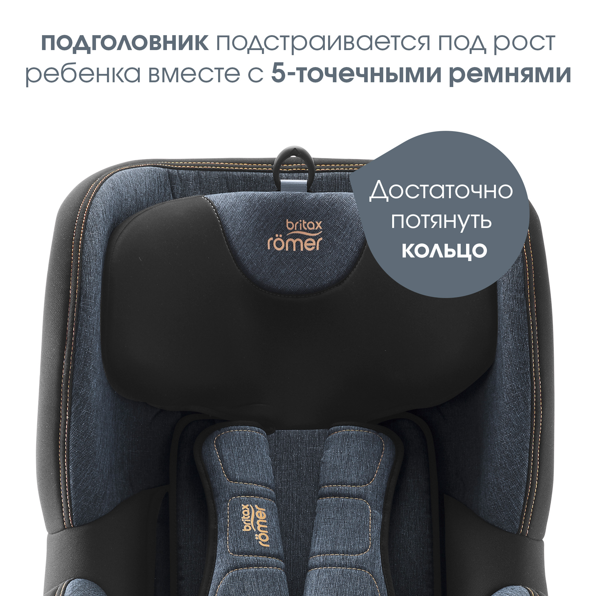 Автокресло Britax Roemer Trifix Blue Marble Isofix 1 (9-18 кг) - фото 6