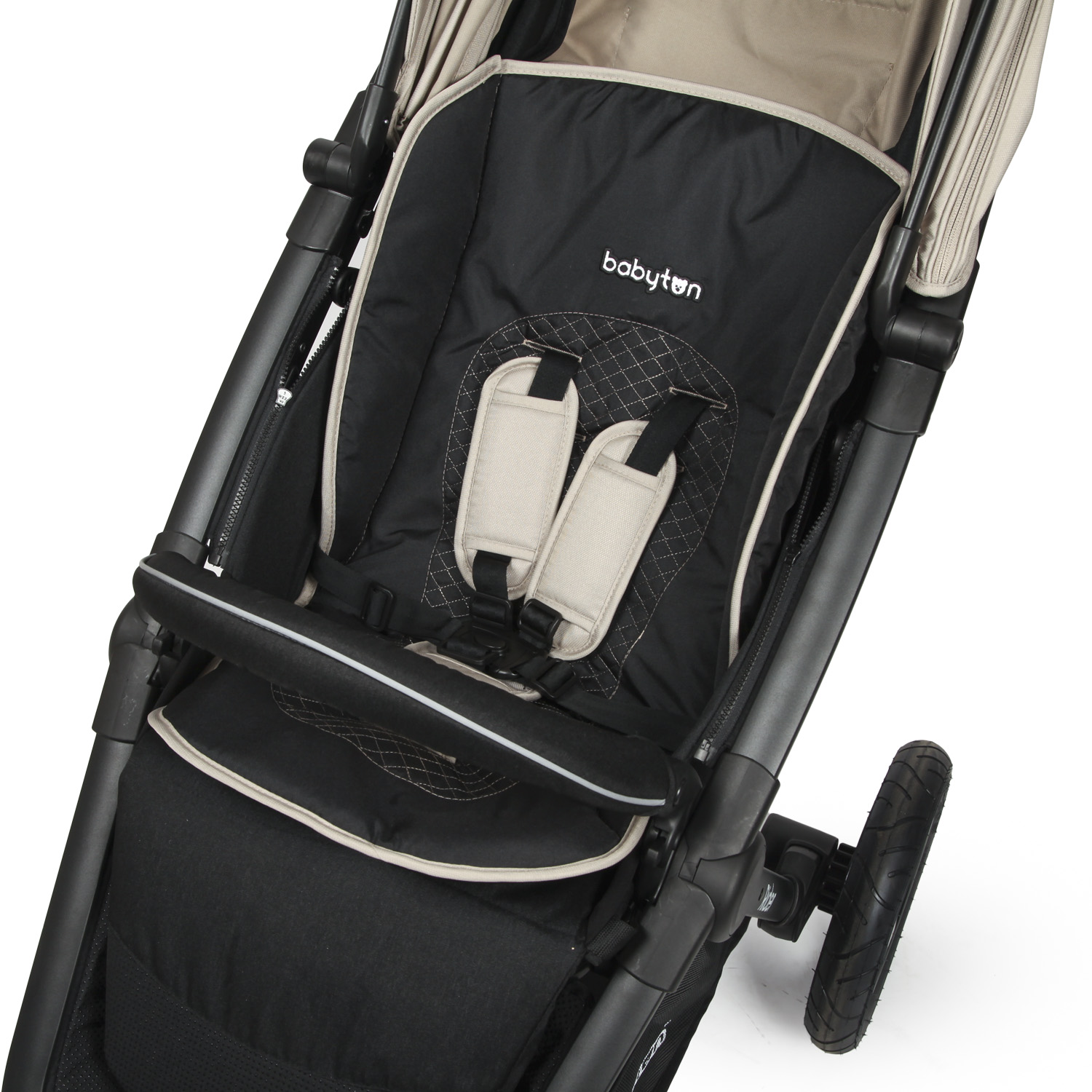 Коляска прогулочная Babyton Rider Air Khaki - фото 10