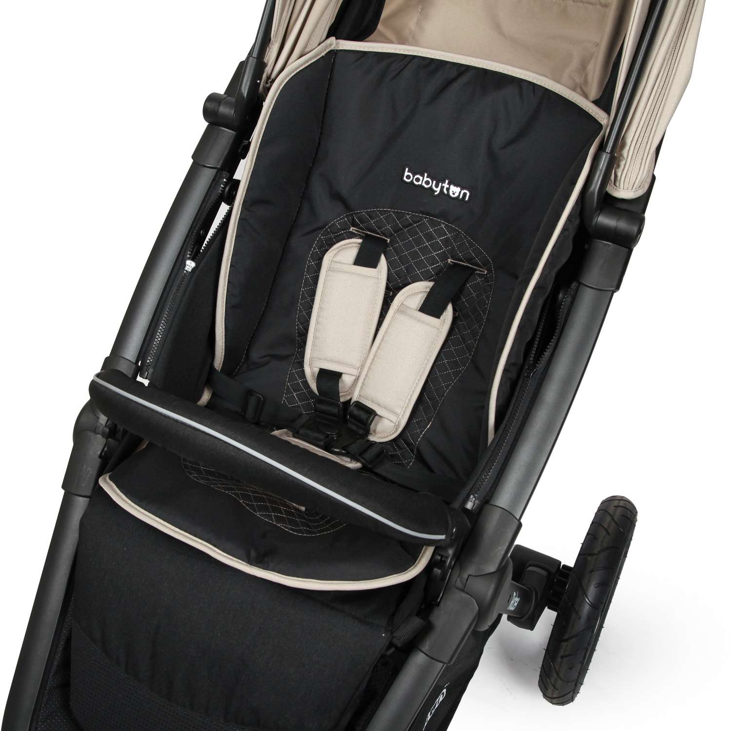 Коляска прогулочная Babyton Rider Air Khaki - фото 10