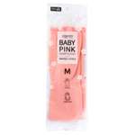 Перчатки латексные HOME EDITION MYUNGJIN хозяйственные розовые размер M 33х20.5 см