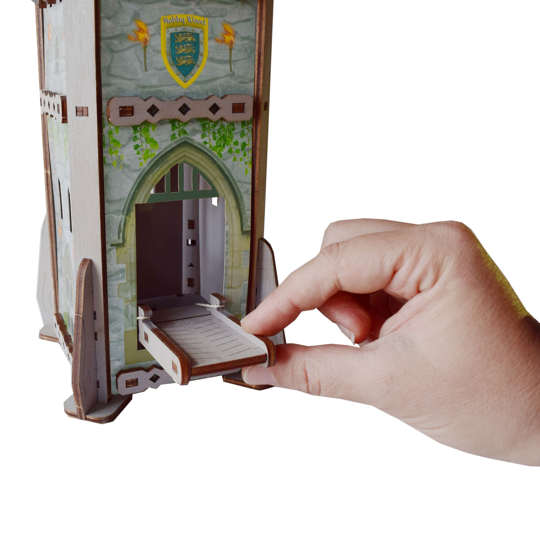 Конструктор HobbyWood Сторожевая башня замка деревянный - фото 4