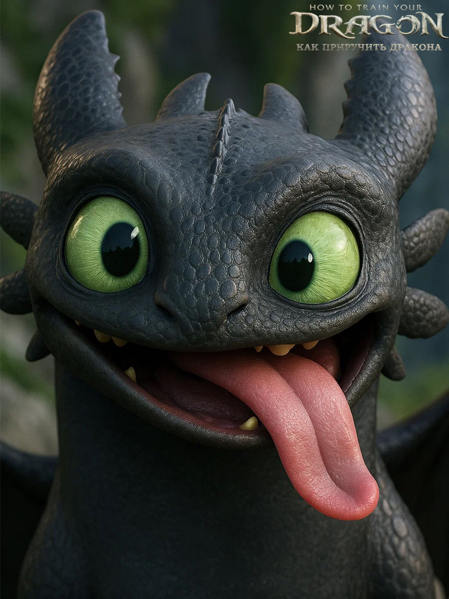 Фигурка Dragons How to Train Your Dragon браслет Беззубик Ночная фурия - фото 3