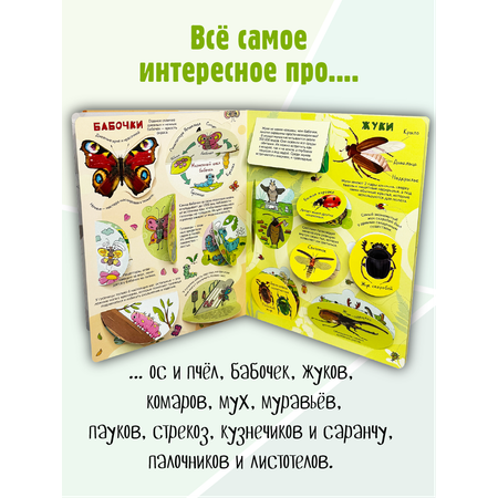 Энциклопедия с окошками БимБиМон Книга детская энциклопедия с окошками Виммельбух