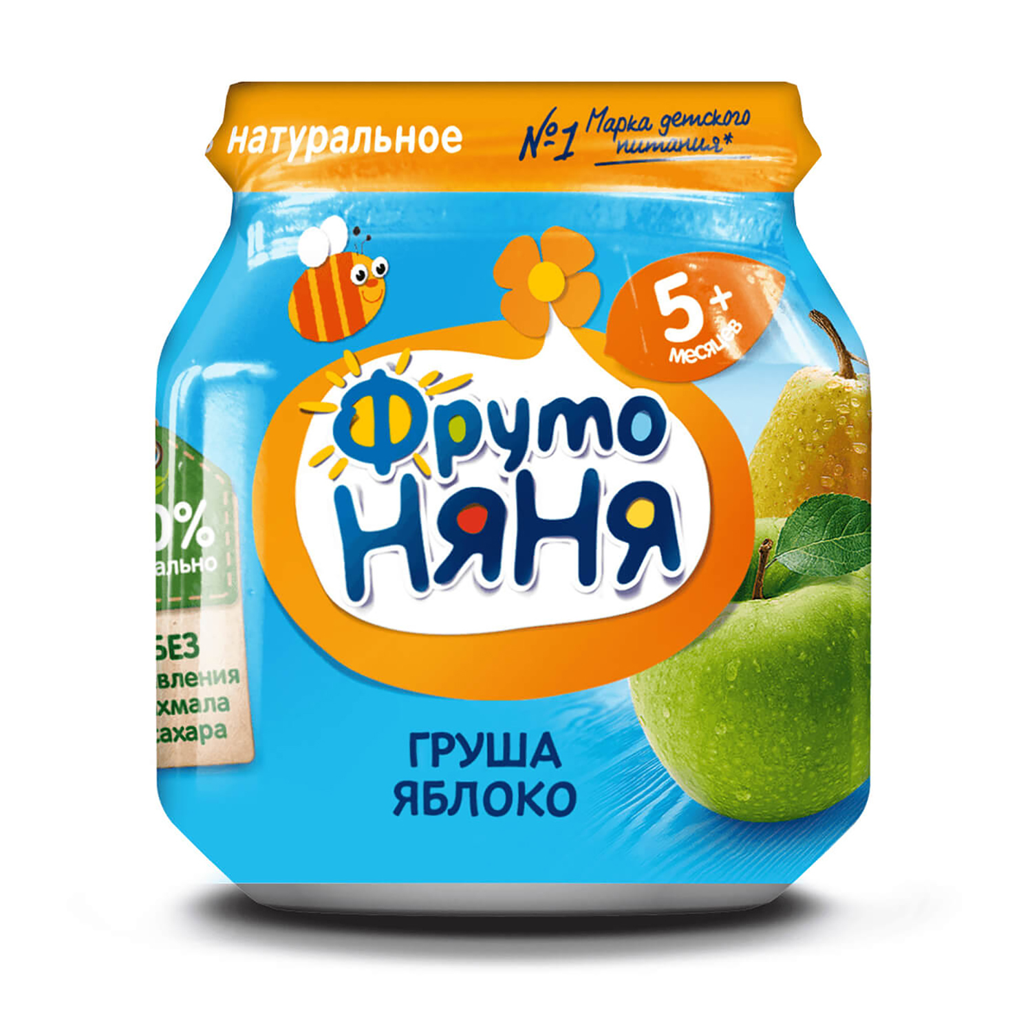 Пюре ФрутоНяня Груши и яблоки с 5 мес 100 г - фото 14