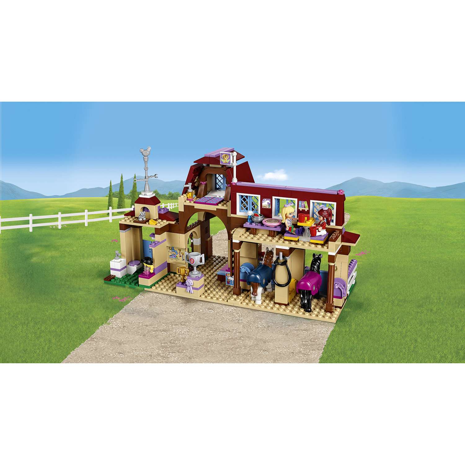 Конструктор LEGO Friends Клуб верховой езды блочный - фото 5