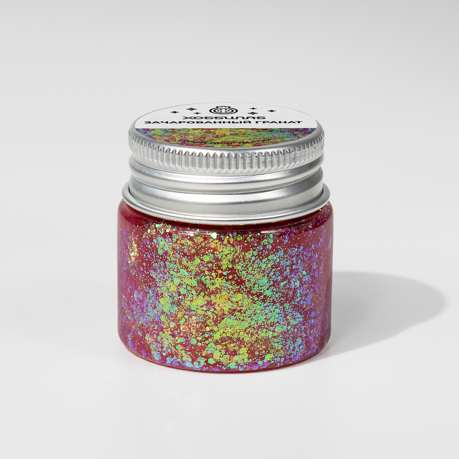 Глиттер шиммер для тела ХОББИЛАБ Зачарованный гранат 30 г - фото 11