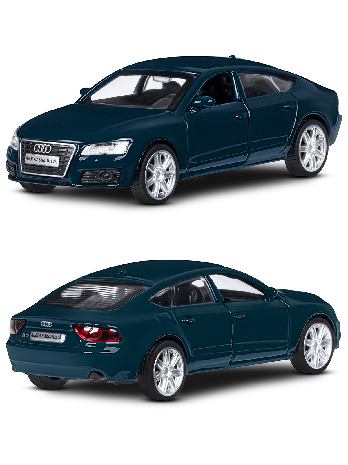 Автомобиль АВТОпанорама Audi A7 1:43 JB1251271 - фото 6