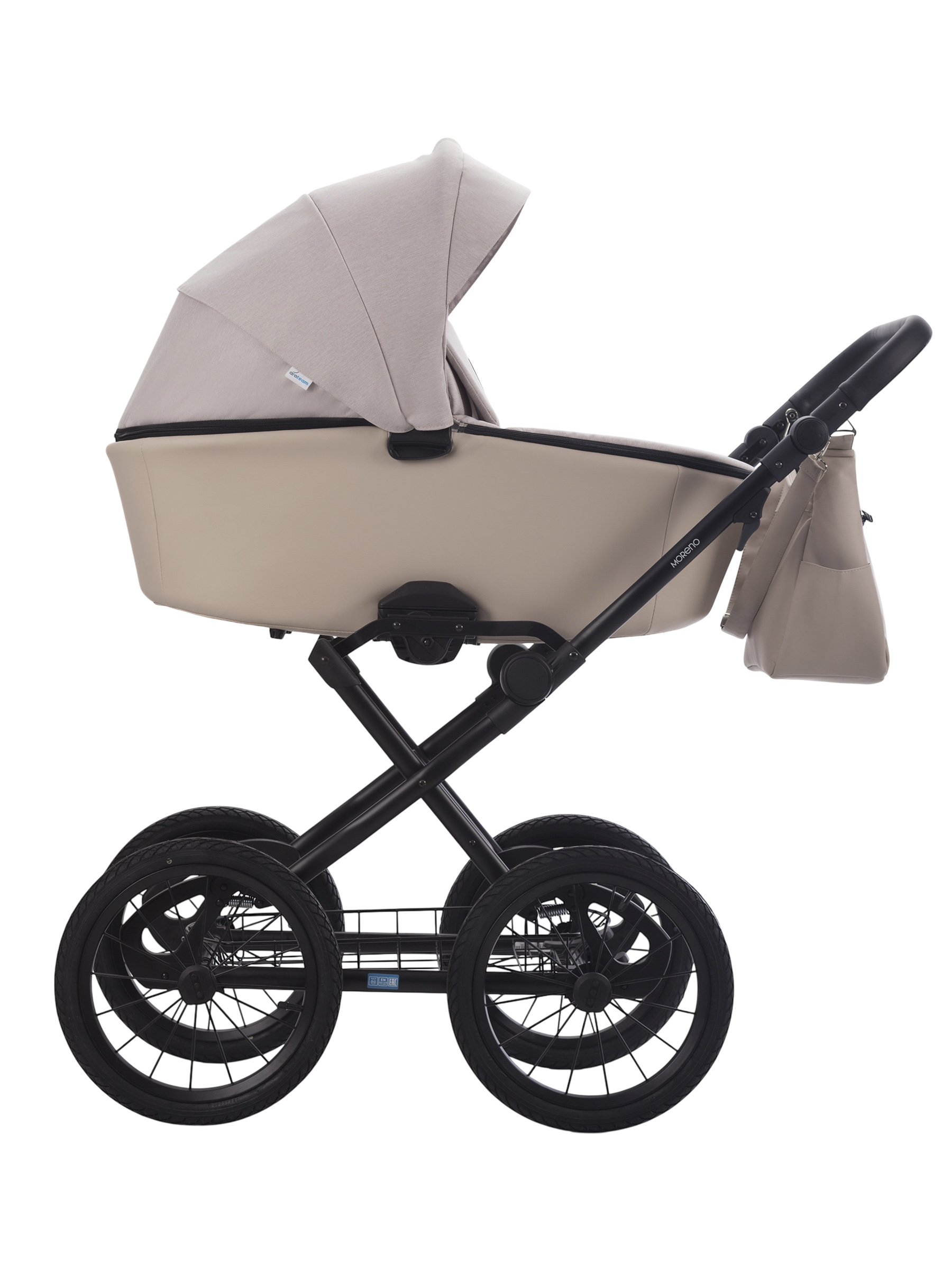 Коляска 2в1 Aroteam Moreno SL New 09 беж-св. беж. - фото 2