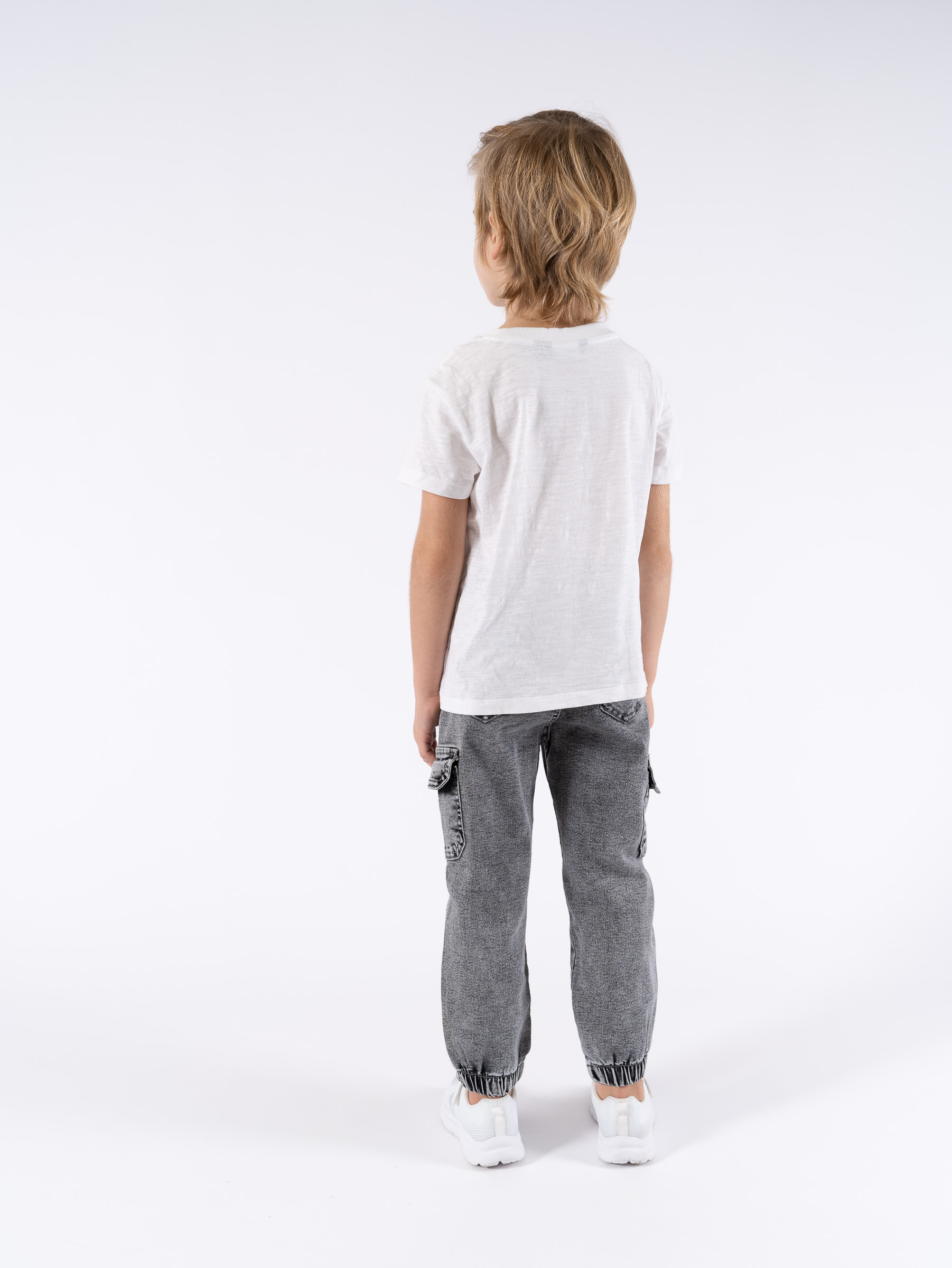 Джинсы TiGaDa джинсы/мальчик/карго/серые/с карманами - фото 13