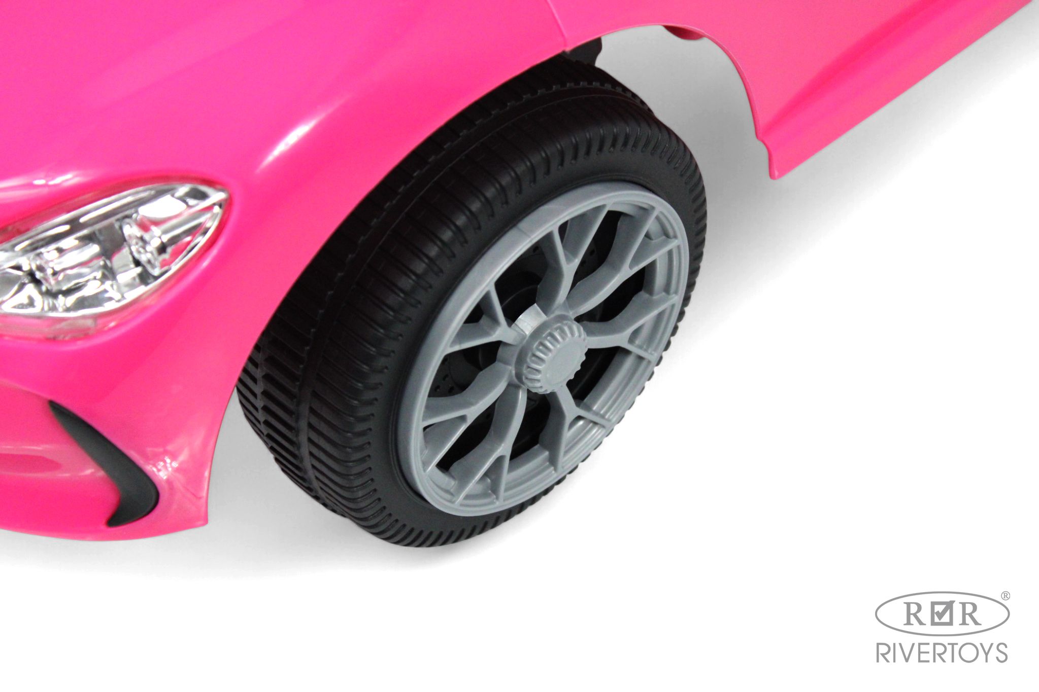 Каталка RIVERTOYS Z004ZZ-M-PINK розовый - фото 9