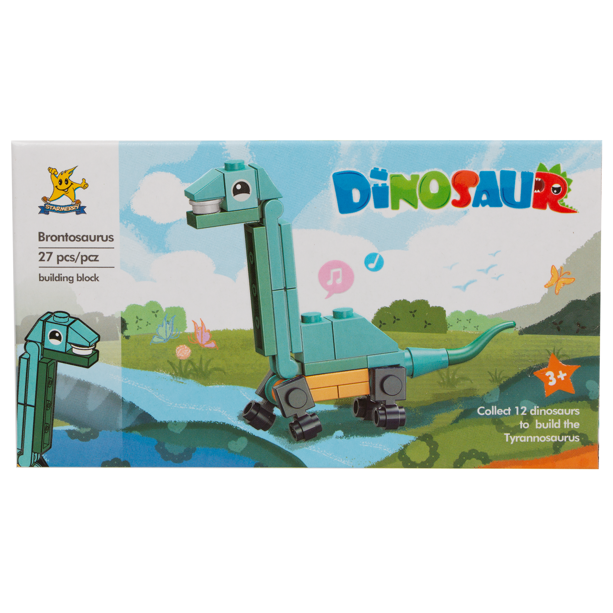 Конструктор KiddiePlay Фигурка динозавра - фото 9