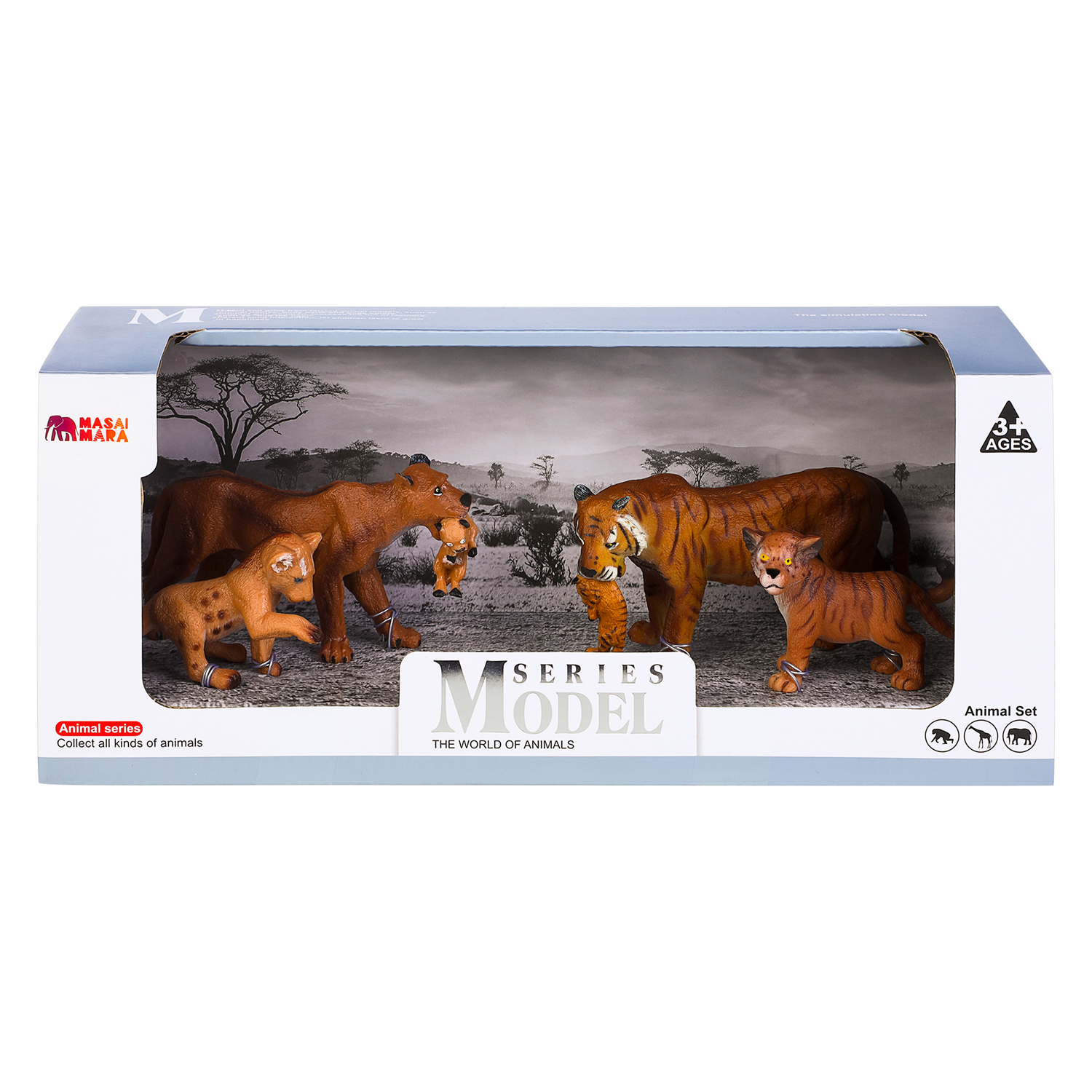 Игровой набор Masai Mara Семья львов и семья тигров - фото 12