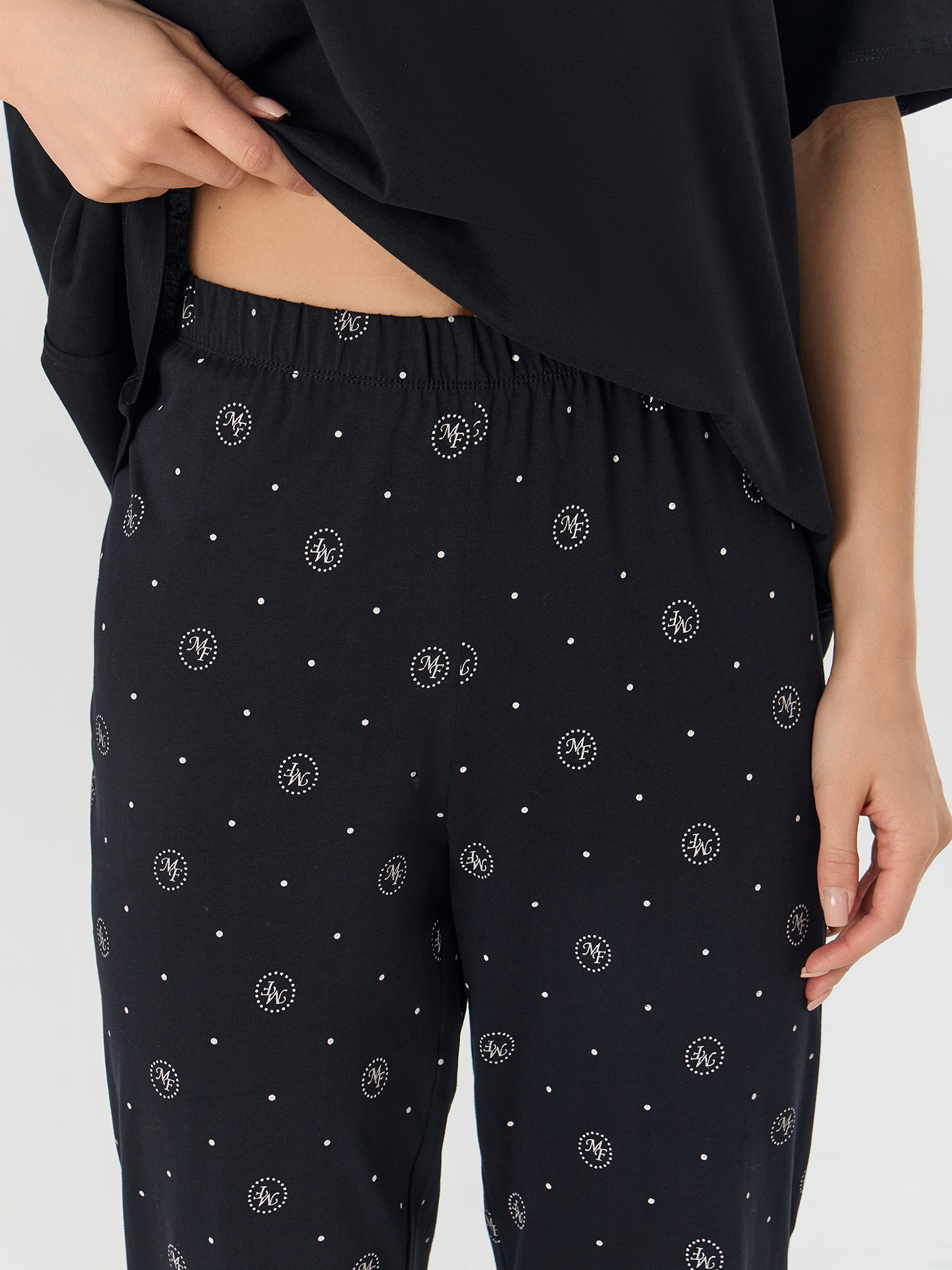 Пижама Mark Formelle (Марк Формэль) 592440/черный +MF на черном - фото 6