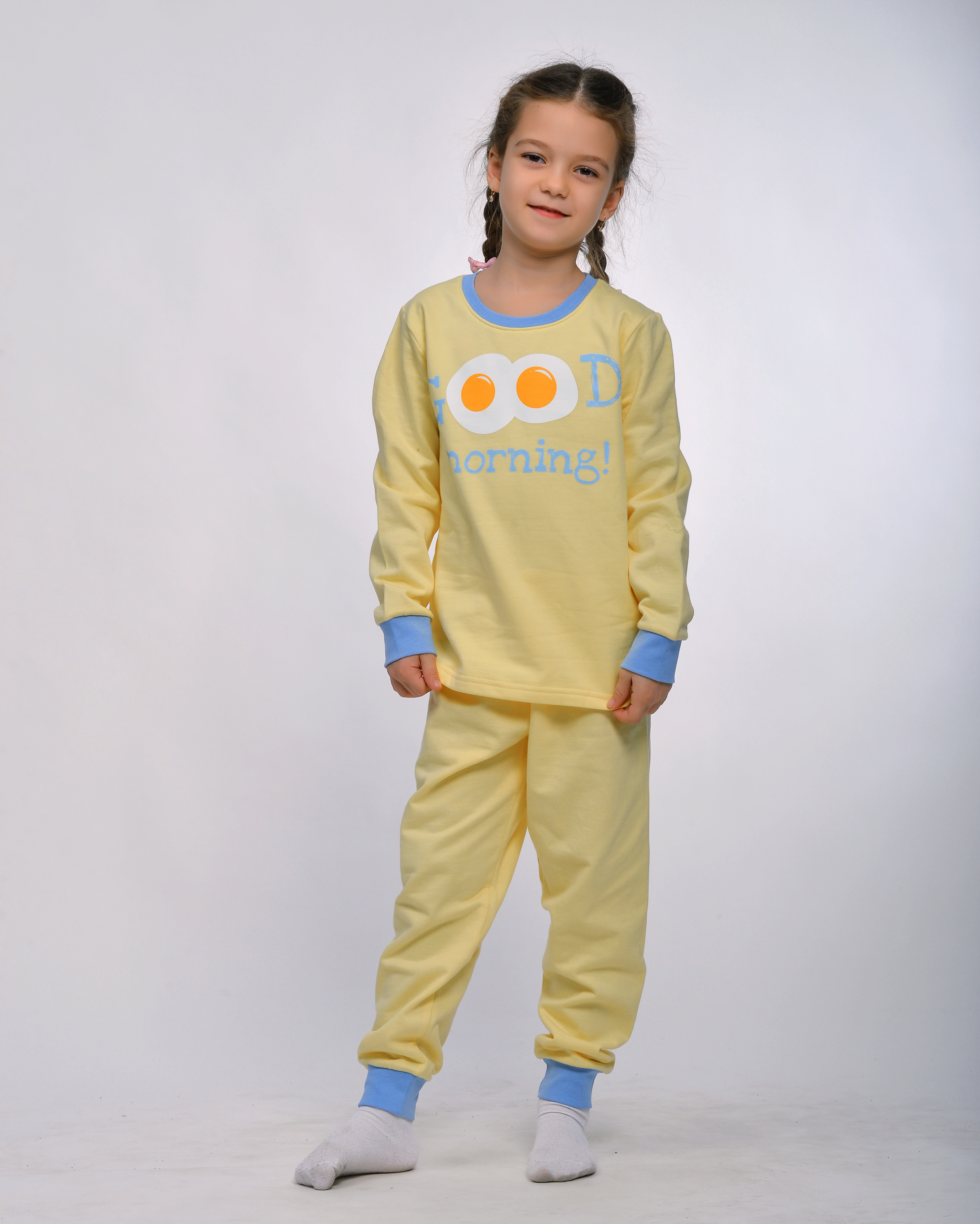 Пижама STELLA MODA 12204_желтый/голубой - фото 12