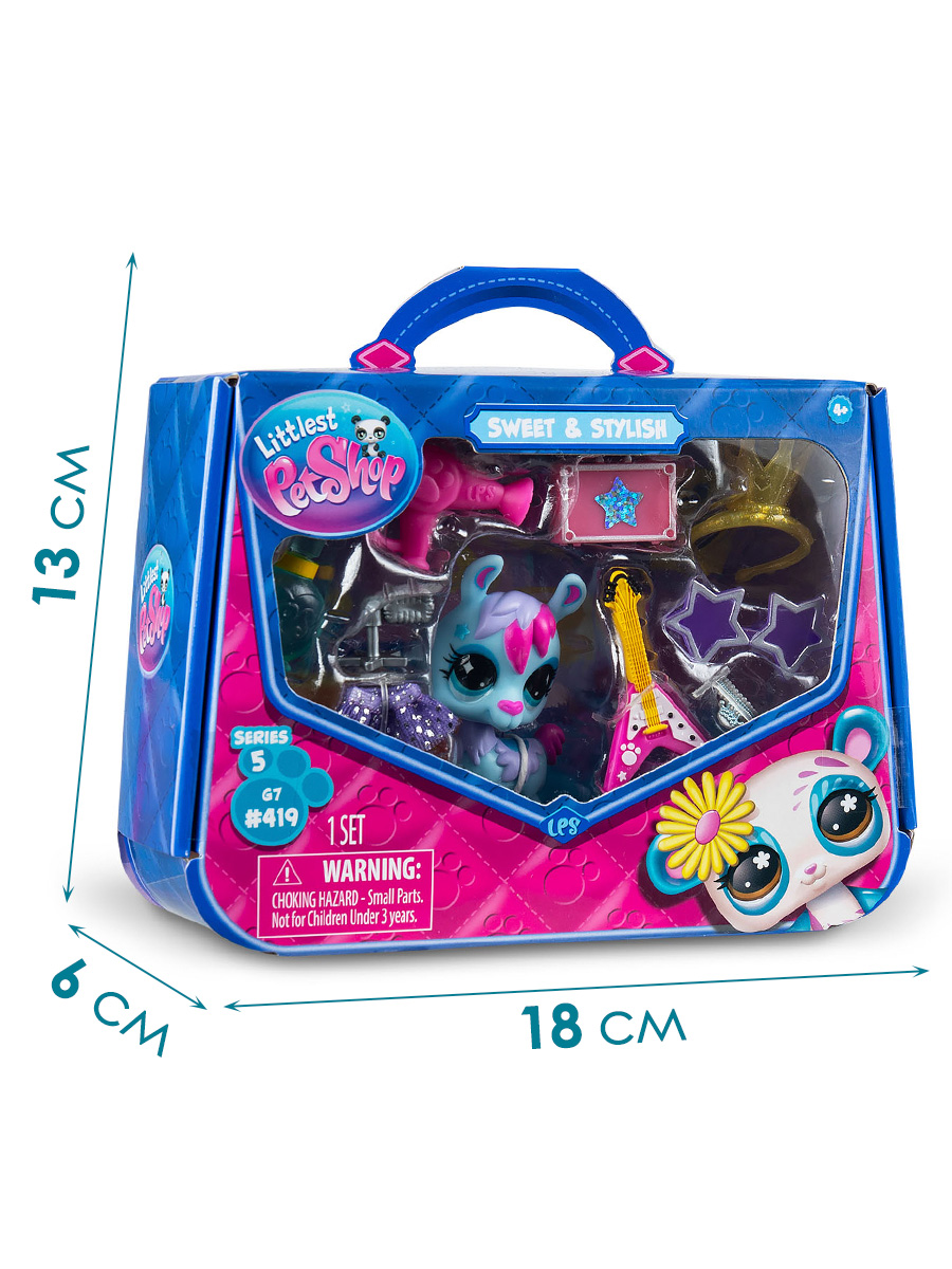 Игровой набор Littlest Pet Shop фигурка с аксессуарами Лама - фото 5