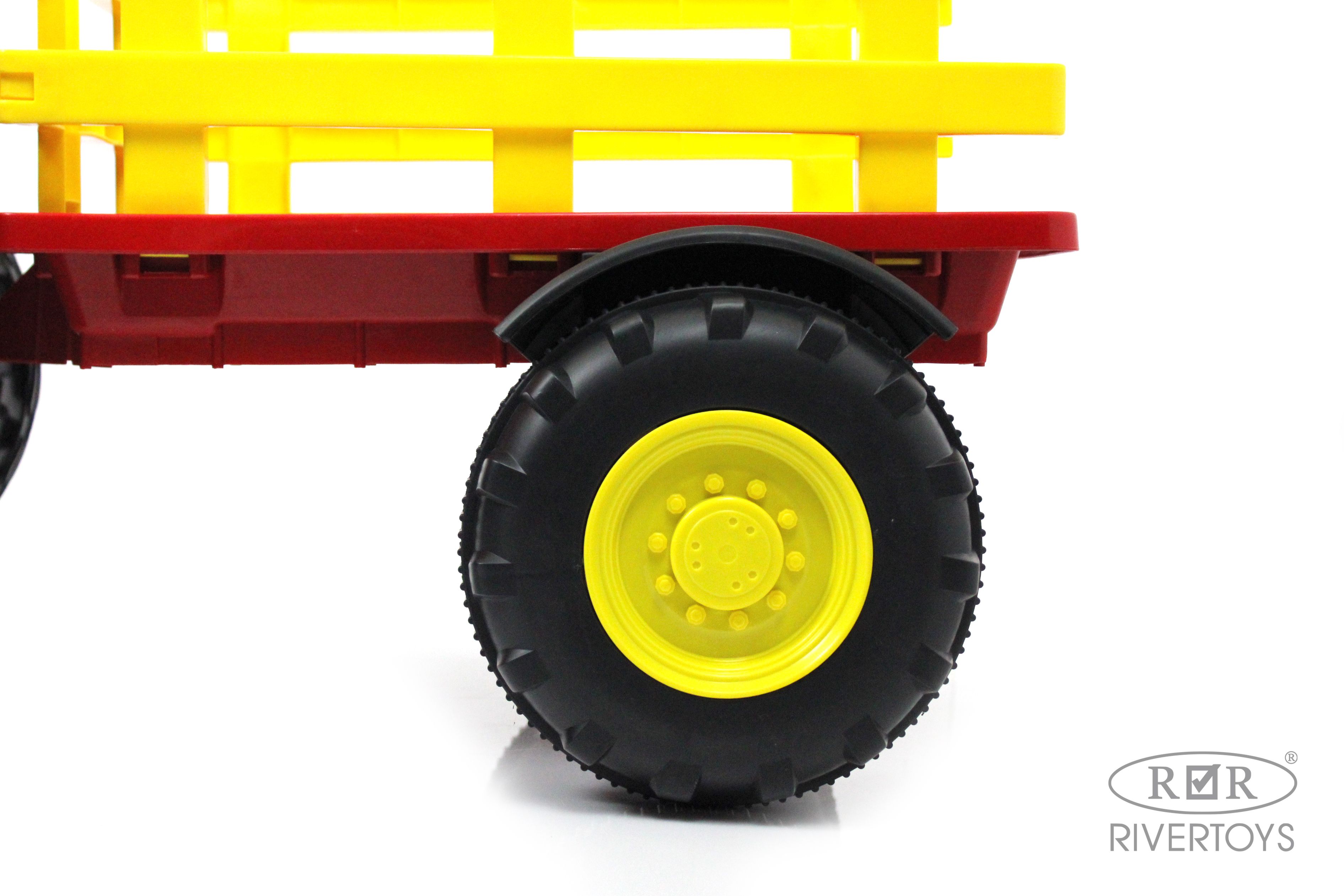 Электромобиль RIVERTOYS O555OO-RED С пультом ДУ - фото 10