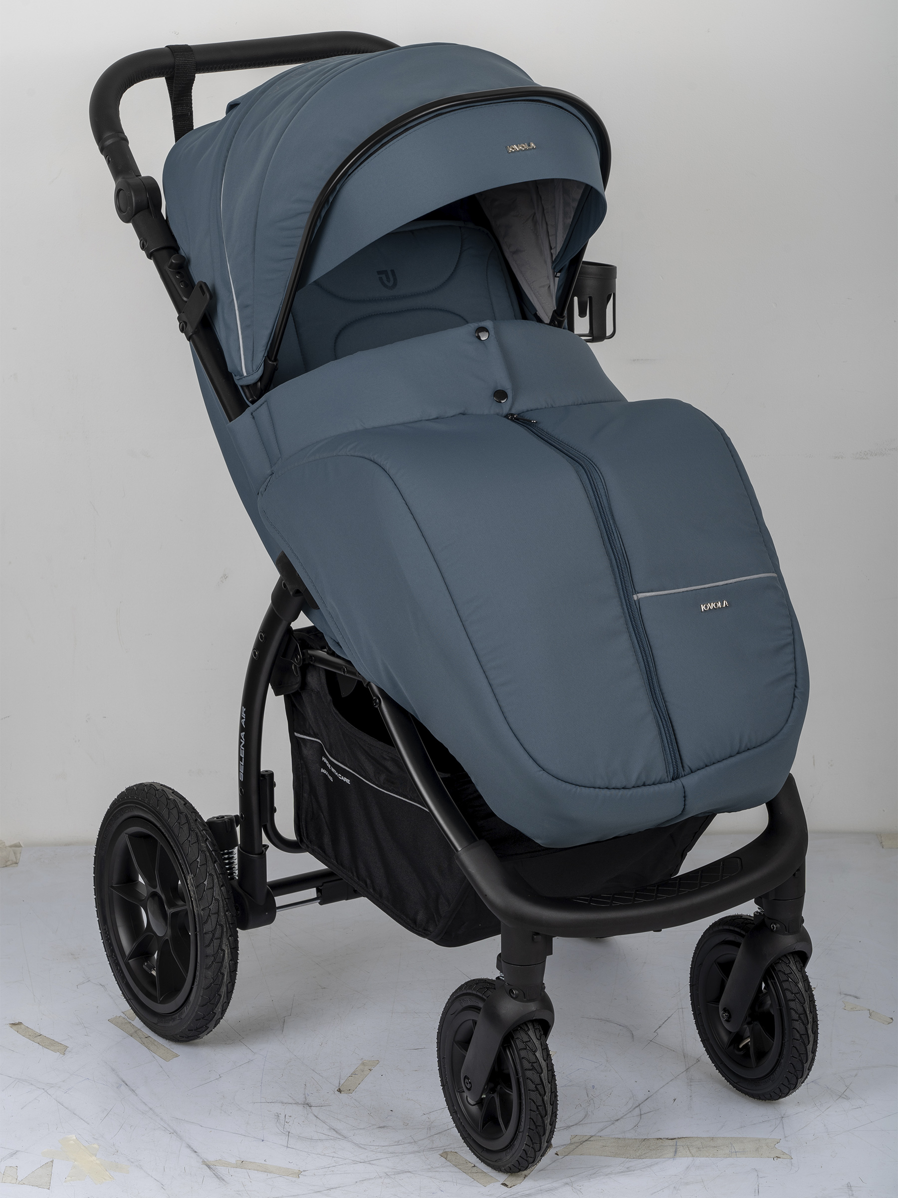 Коляска прогулочная JOVOLA Selena Air Plus синий - фото 4