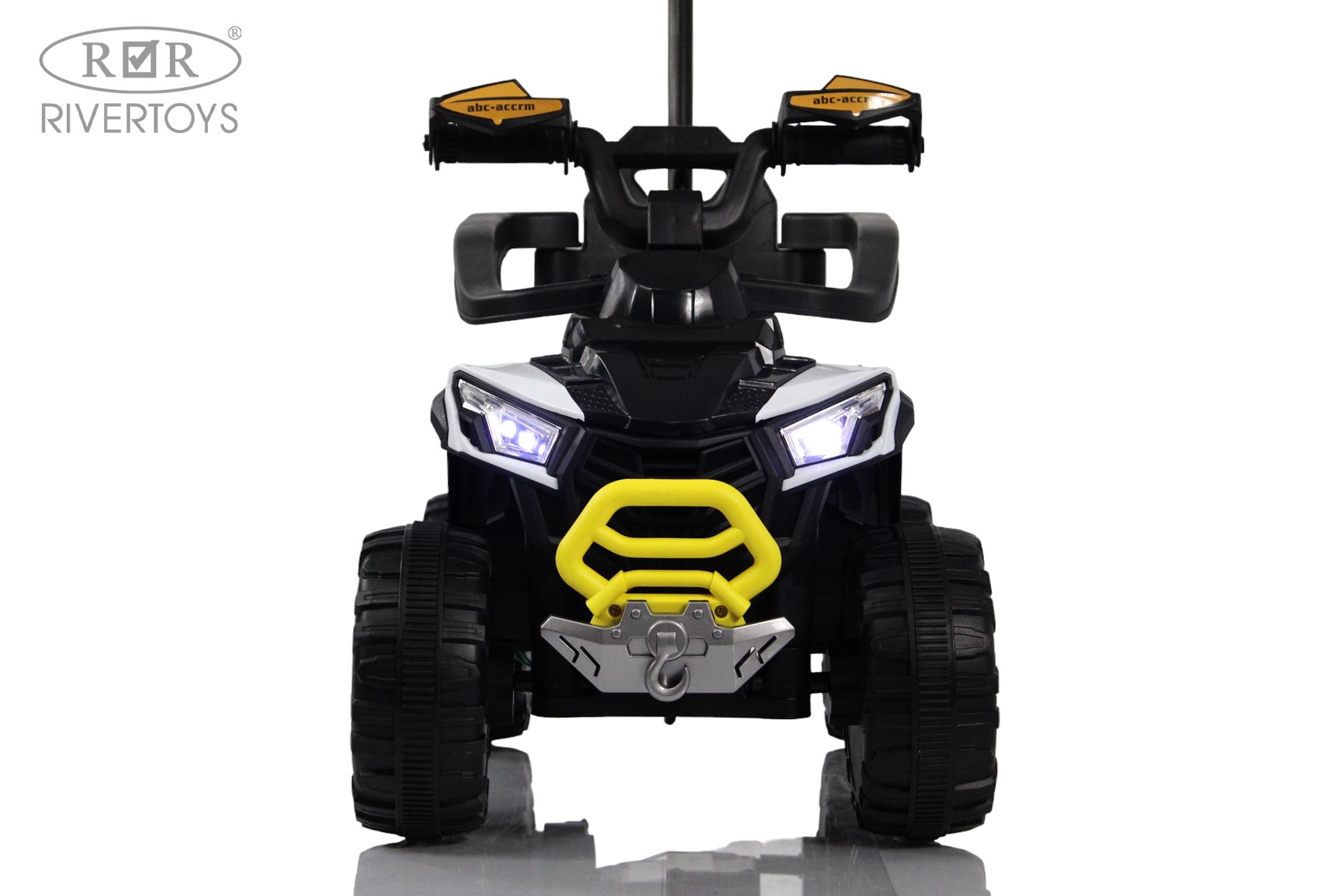 Электромобиль RIVERTOYS F003FF-NEW-WHITE - фото 2