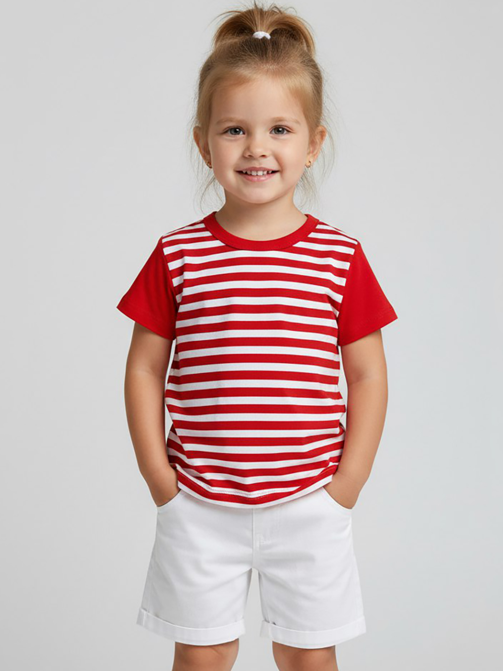 Изображение товара Футболка для мальчика VGtrikotazh 104 из 100% хлопка с принтом Россия