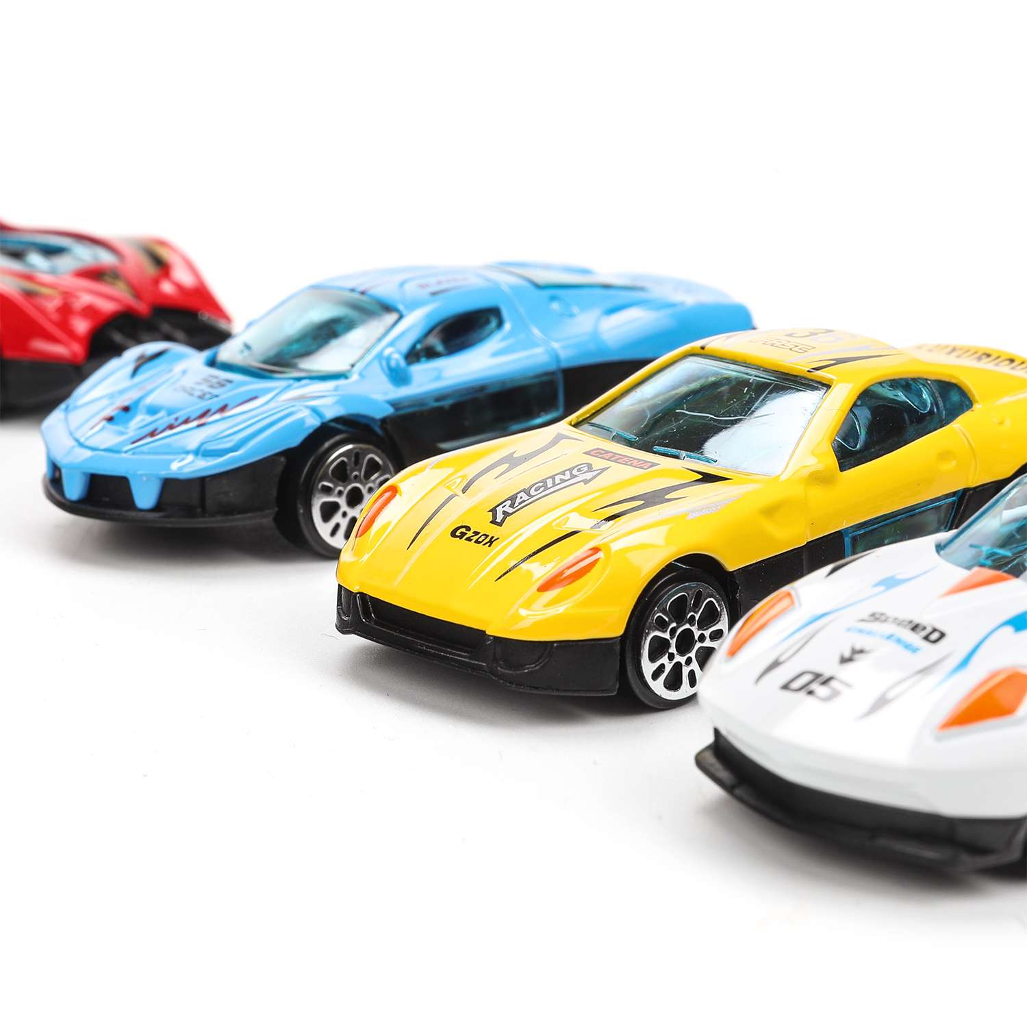 Автомобиль Технопарк Road Racing набор 3шт - фото 2