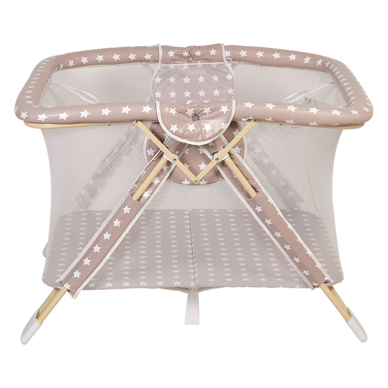 Манеж кровать Polini kids Comfort Звезды 0002159-12 - фото 3