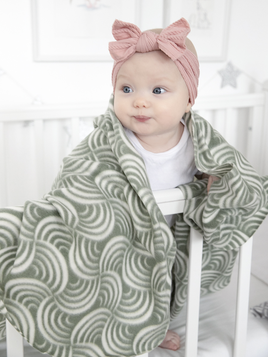 Плед Baby Nice Ракушки 100 x 118 см флис - фото 3