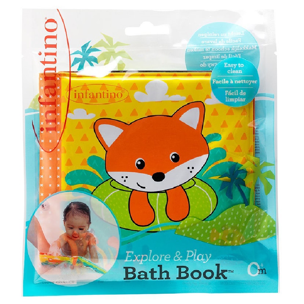 Игрушка INFANTINO книжка Мягкая для купания - фото 2