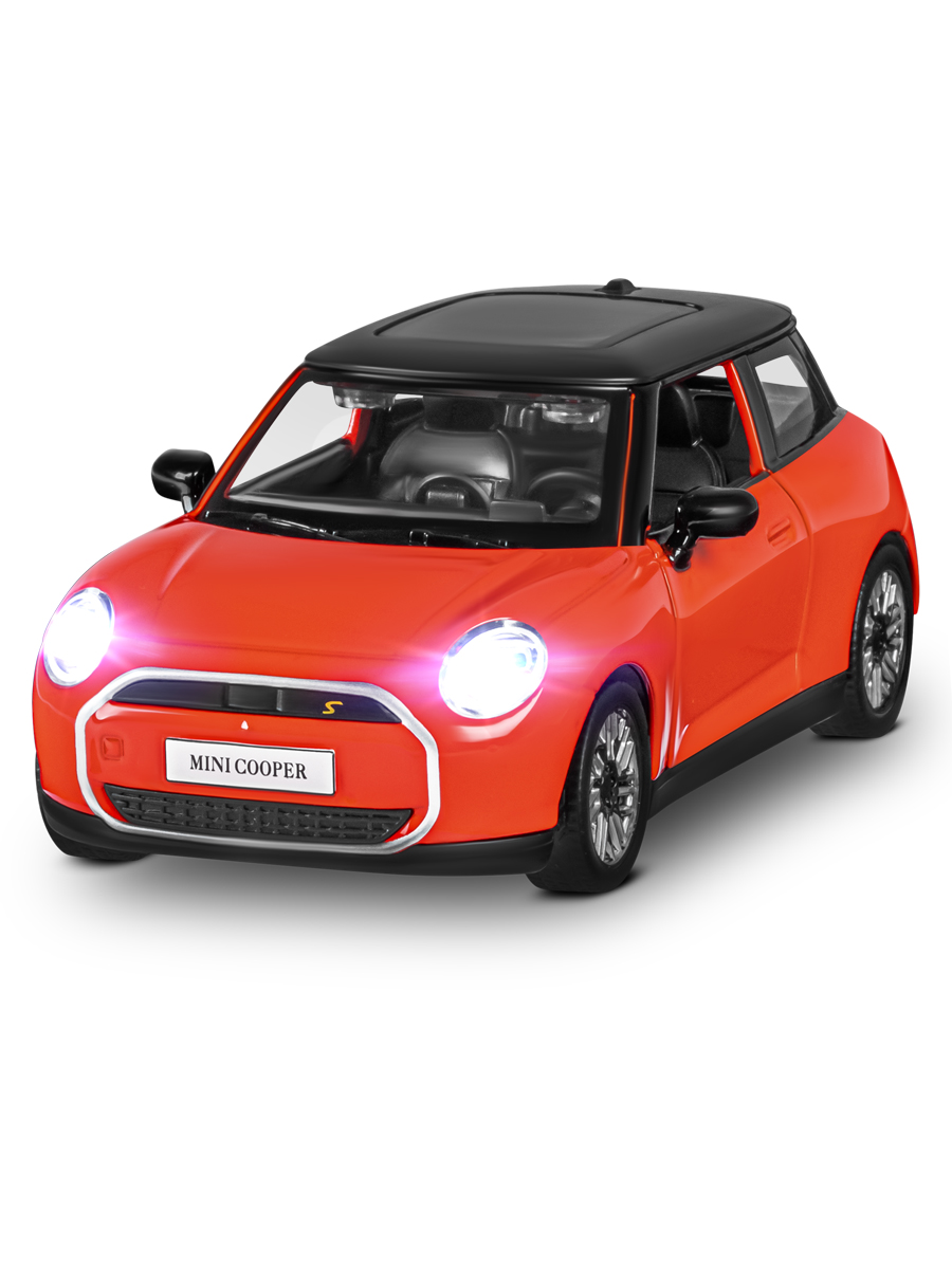 Автомобиль АВТОпанорама BMW Mini Cooper 1:28 JB1251756 - фото 18