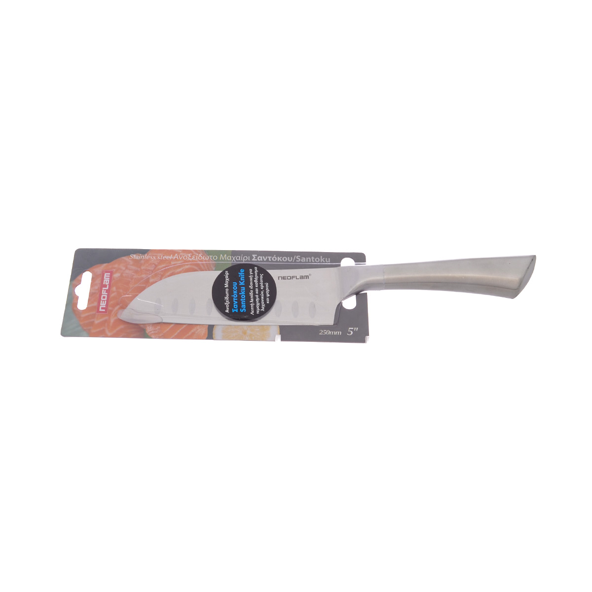 Нож Neoflam Сантоку Stainless Steel 25 на 13 на 2 см - фото 1