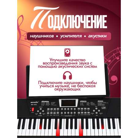 Пианино детское FAIRYMARY синтезатор детский с микрофоном