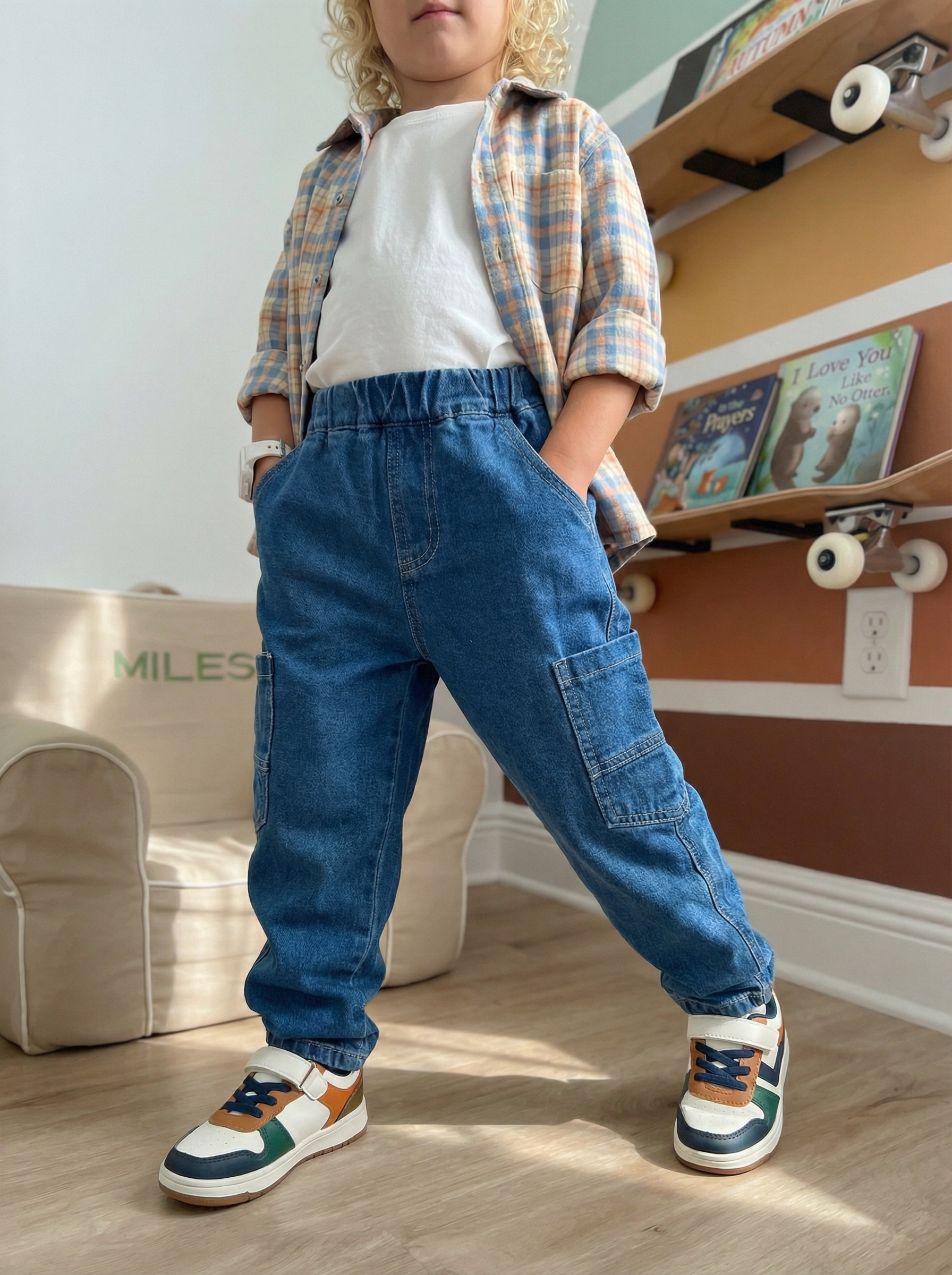 Джинсы Artcher kids Jeans0005blue - фото 8