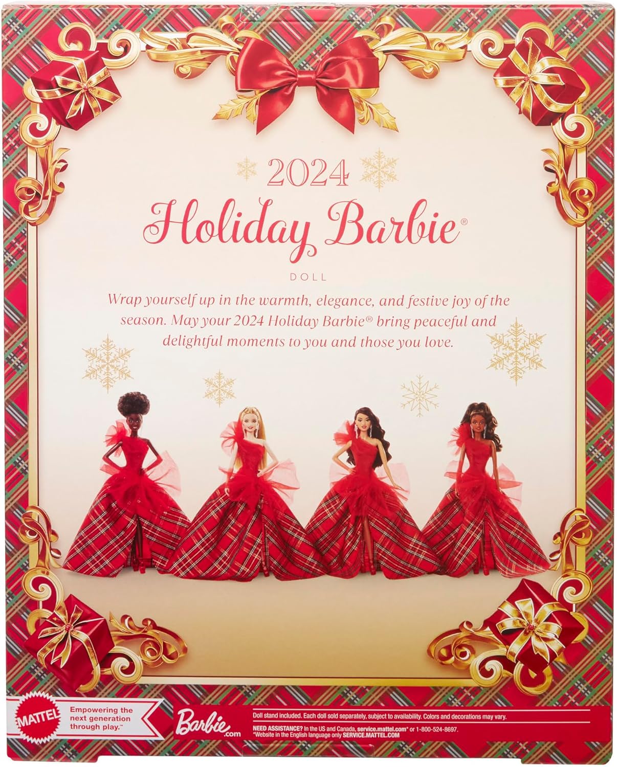 Кукла модельная Barbie Signature Looks 2024 Holiday Christmas HRM61 - фото 7