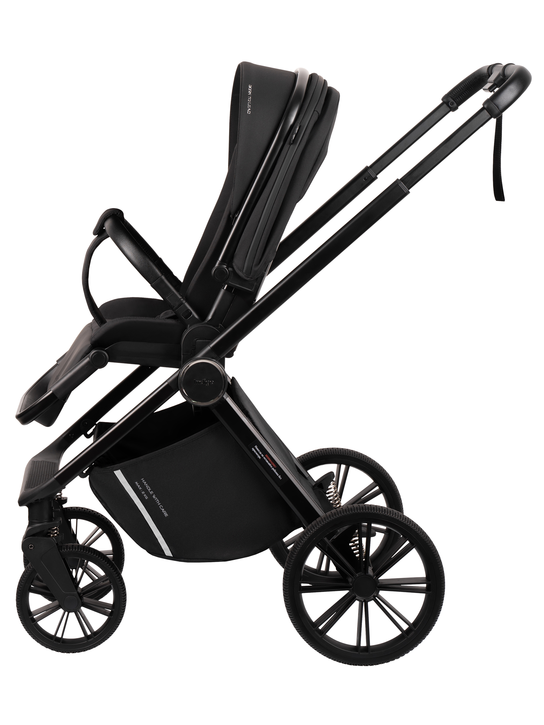 Коляска 2в1 Indigo Sting черный - фото 14