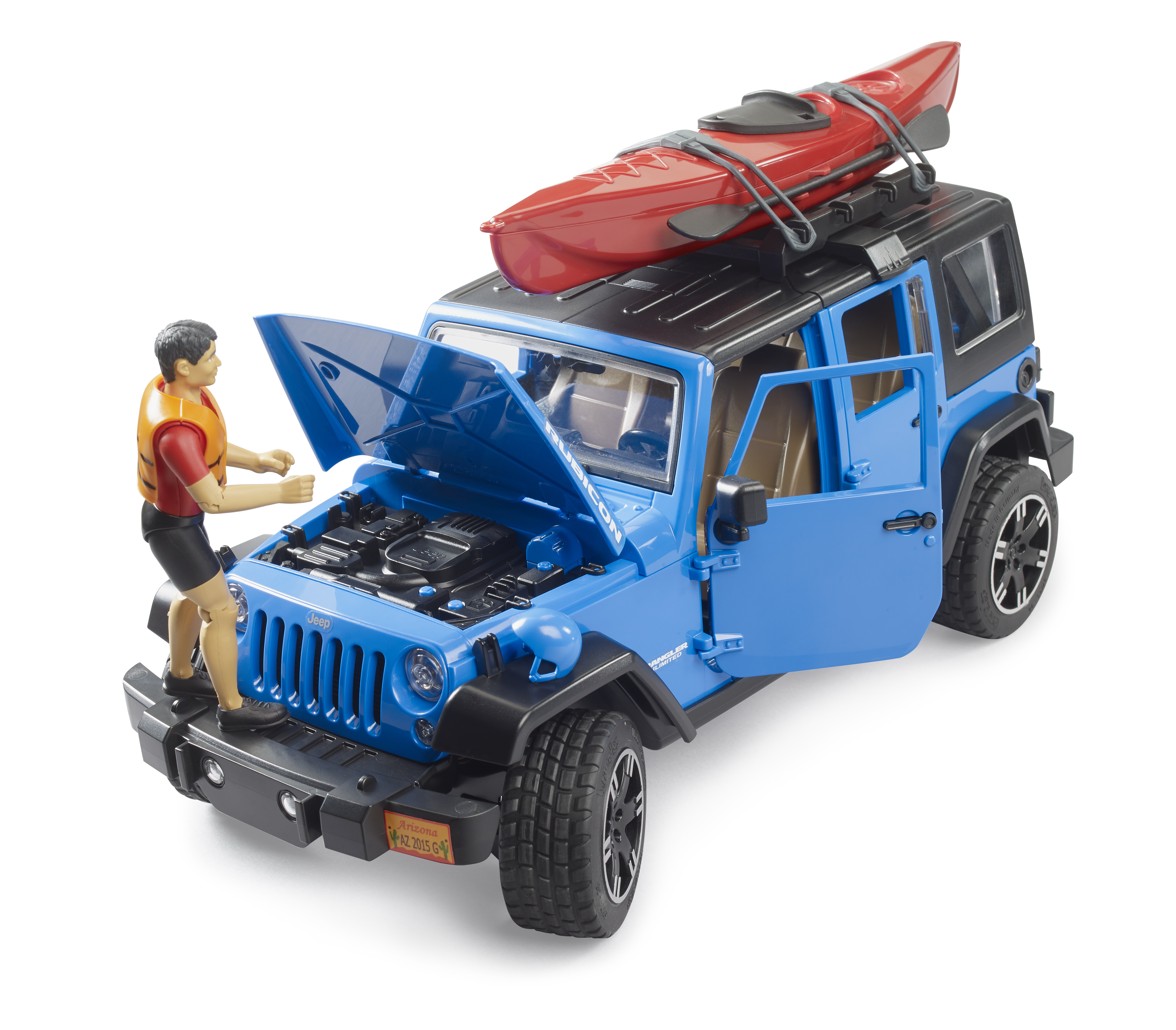 Внедорожник Bruder Jeep Wrangler Unlimited Rubicon 02-529 - фото 4